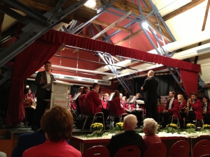 Sebastian Greiber beim Festakt zu 50 jahren Schülerorchester des Orchestervereins Wadgassen.