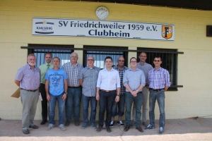 Bürgermeister Greiber besucht den SV Friedrichweiler