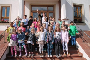 Schüler der Grundschule Schaffhausen besuchten zu Besuch im Rathaus Wadgassen