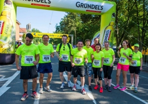 Erstmals nahm auch die Gemeinde Wadgassen mit Bürgermeister Greiber beim Firmenlauf in Dillingen teil.