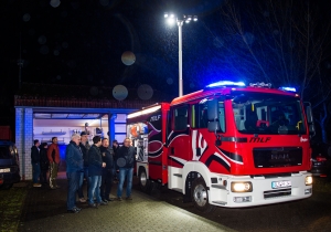 Ankunft des neuen MLF-Fahrzeuges des Loeschbezirkres Friedrichweiler. Foto: Rolf Ruppenthal/ 2. Feb. 2016