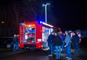 Ankunft des neuen MLF-Fahrzeuges des Loeschbezirkres Friedrichweiler. Foto: Rolf Ruppenthal/ 2. Feb. 2016