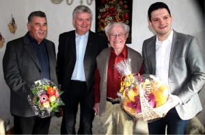 Friedrich Scheerer feiert seinen 101. Geburtstag