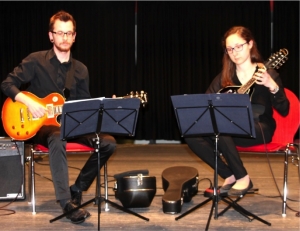 Tanja Voigt und Andreas Lorson sorgten für die musikalische Umrahmung
