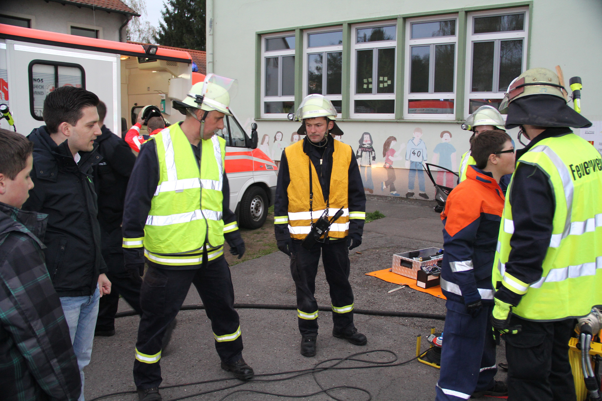 Sebastian Greiber bei der Feuerwehr Wadagssen