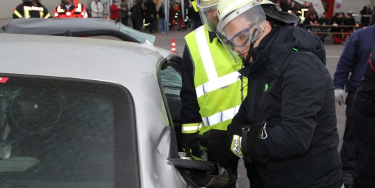 Sebastian Greiber bei der Feuerwehr Wadagssen