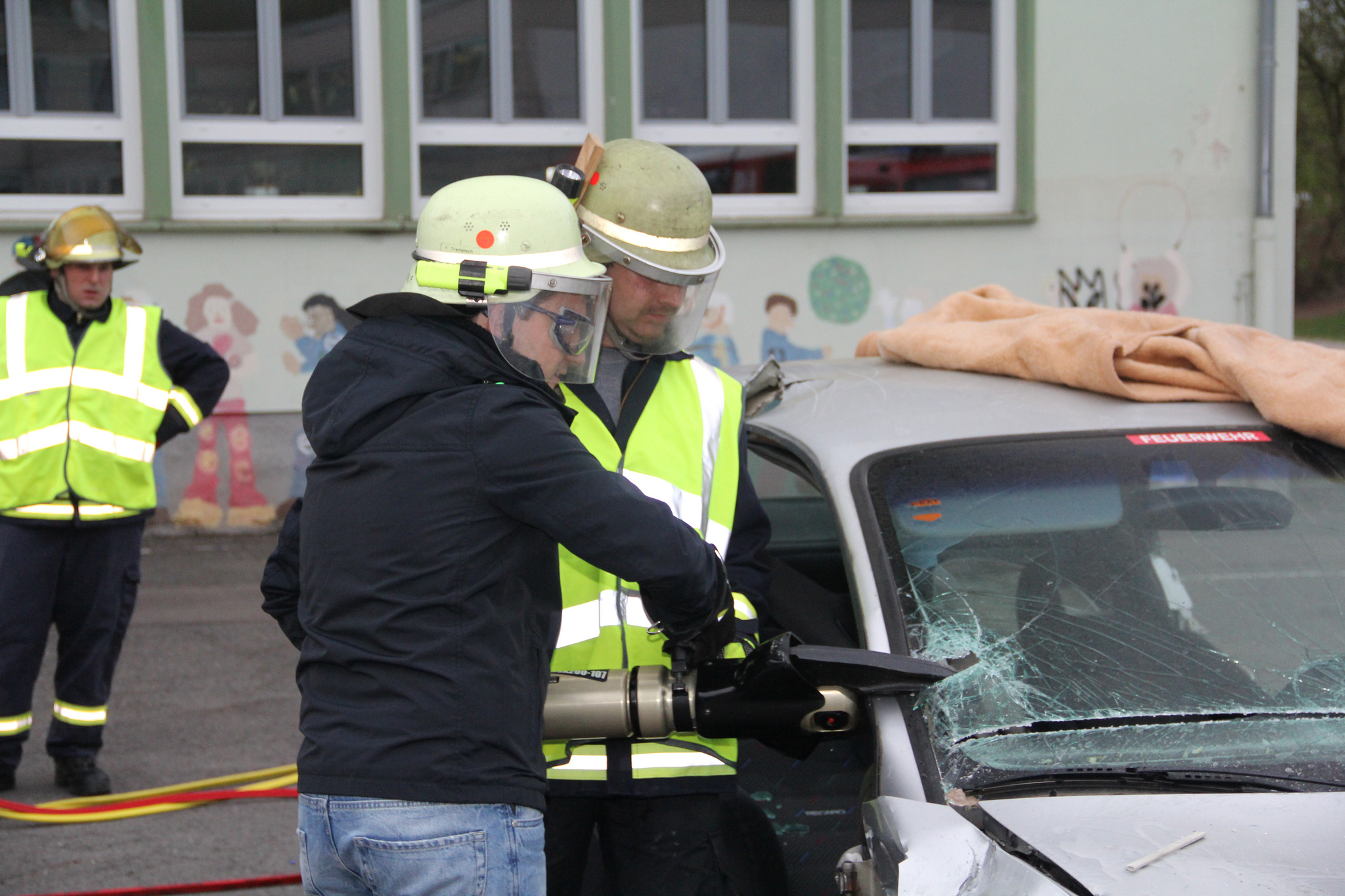 Sebastian Greiber bei der Feuerwehr Wadagssen