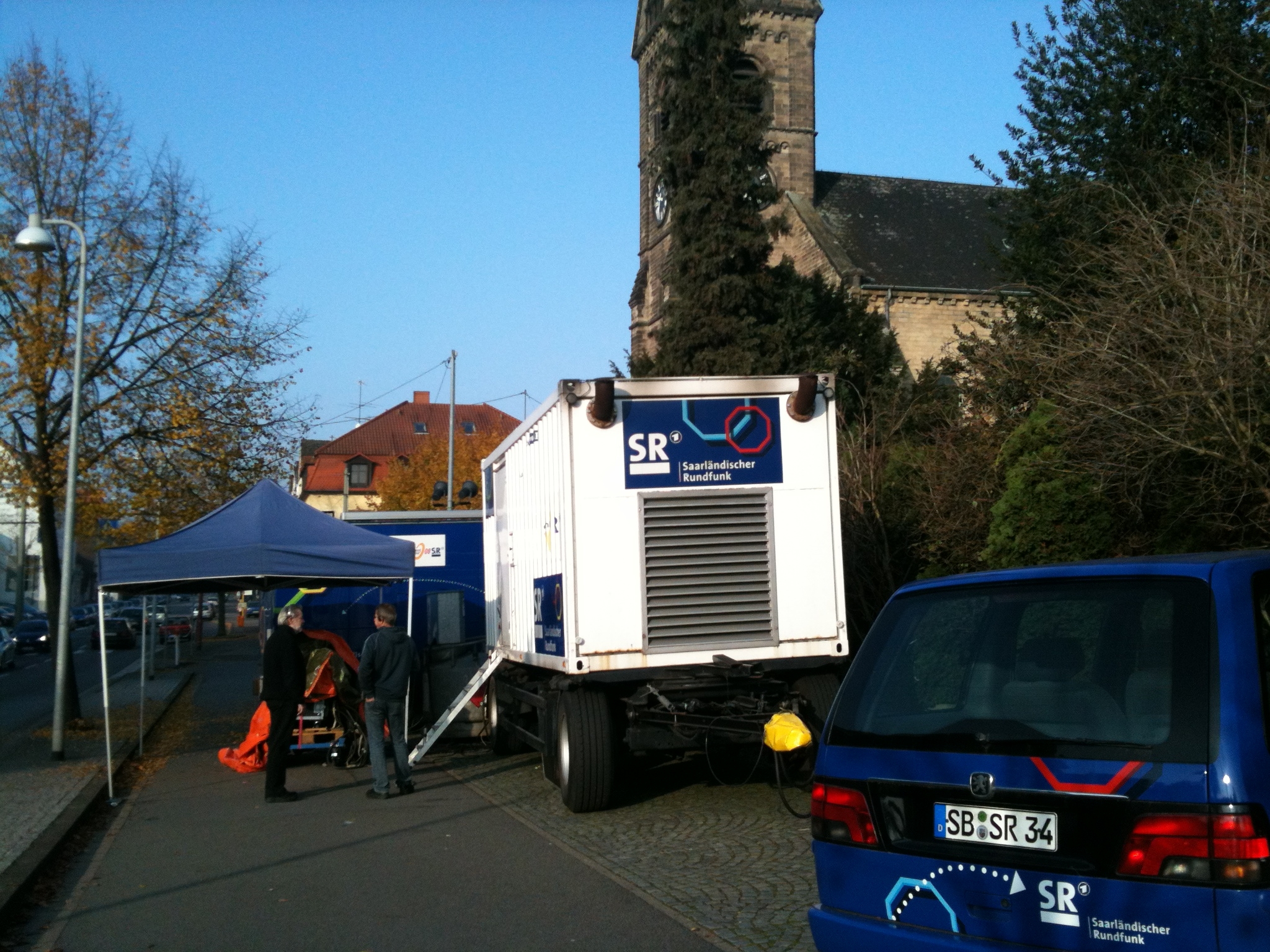 Fernsehmesse der ARD zum Fest Allerheiligen in der Pfarrkirche Maria Heimsuchung am 1.November 2011 in Wadgassen