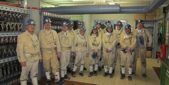 Grubenfahrt Bergwerk Saar - Anlage Nordschacht