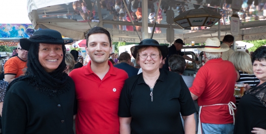 Sebastian Greiber beim Kirmesgericht über Kirwehannes den XXXVIII.