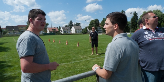 Leider fällt dieses Jahr das Dorffest Hostenbach aus. Daher haben der Turnverein und Sportverein Hostenbach die 1. Hostenbacher Olympiade organisiert. Sebastian Greiber war natürlich auch dabei.