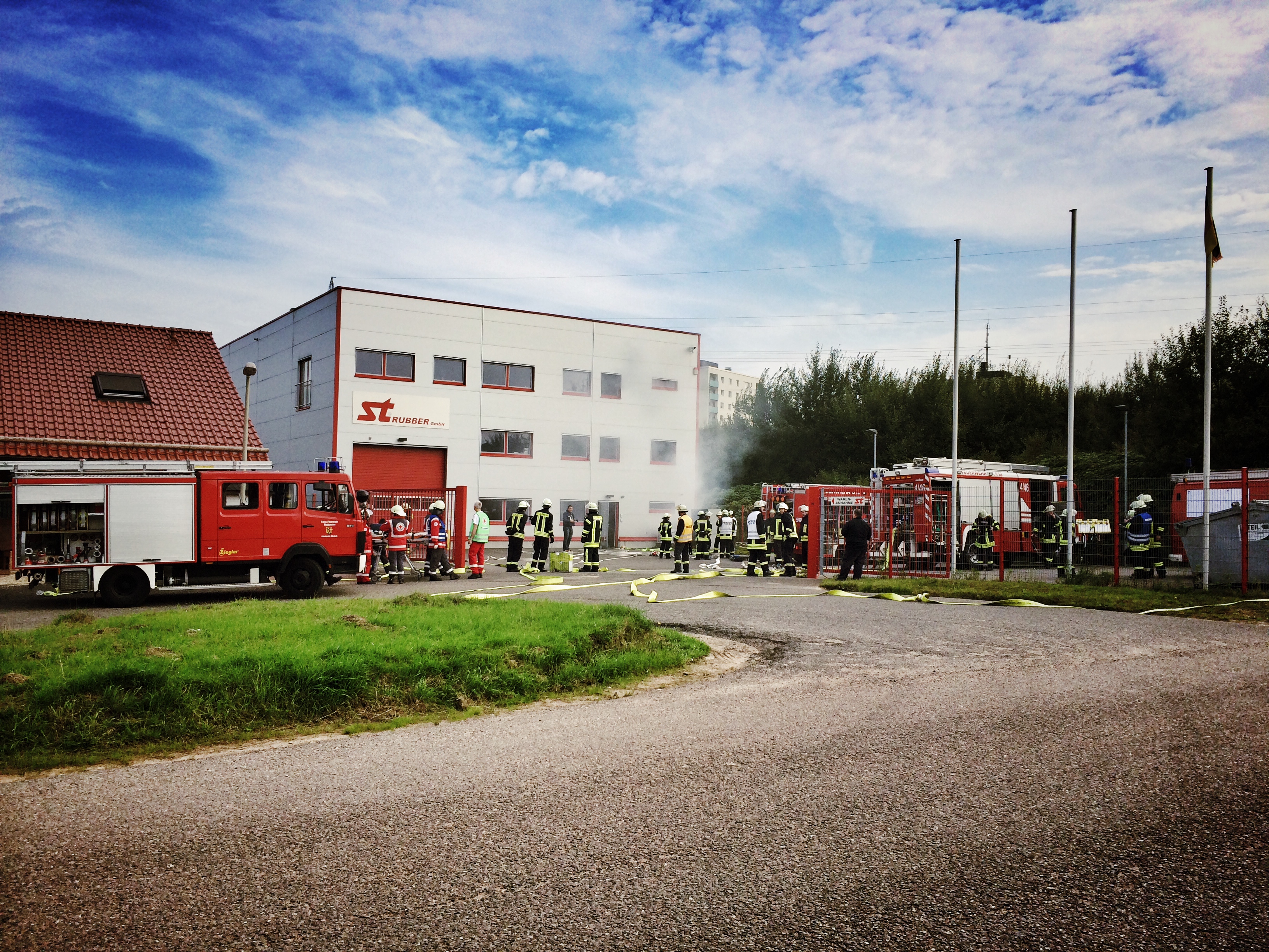 Auch dieses Jahr konnte Sich Sebastian Greiber ein Bild von der Einsatzfähigkeit unserer Feuerwehr in Wadgassen machen.