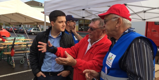 Sebastian Greiber besuchte den 1. Seniorensicherheitstag in Wadgassen