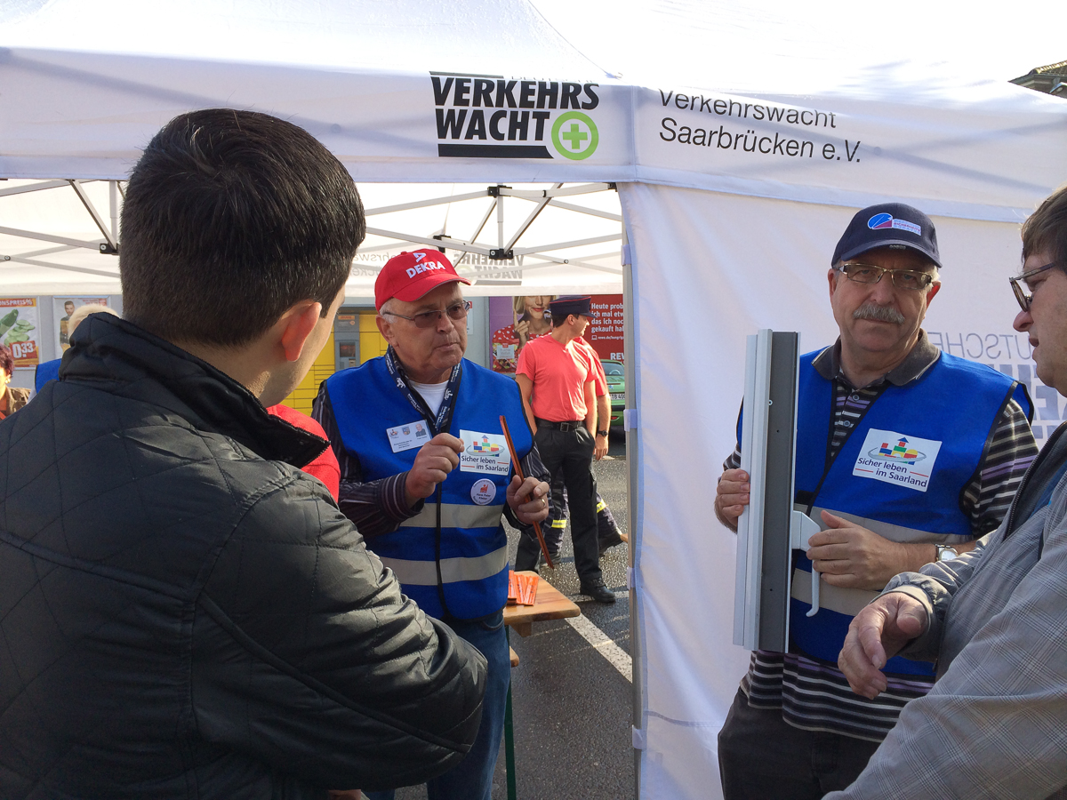 Sebastian Greiber besuchte den 1. Seniorensicherheitstag in Wadgassen