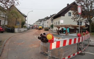 Im Dorf wird gebaut