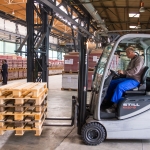 Unternehmenstour Wadgassen - MTG-Lagerlogistik. Foto: Rolf Ruppenthal/ 5. Okt. 2015